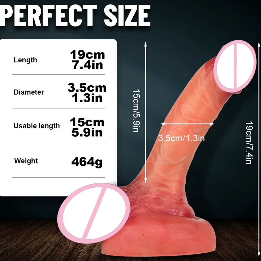 Секс-шоп реалистичный пенис огромная яркость силиконовый большой Женский