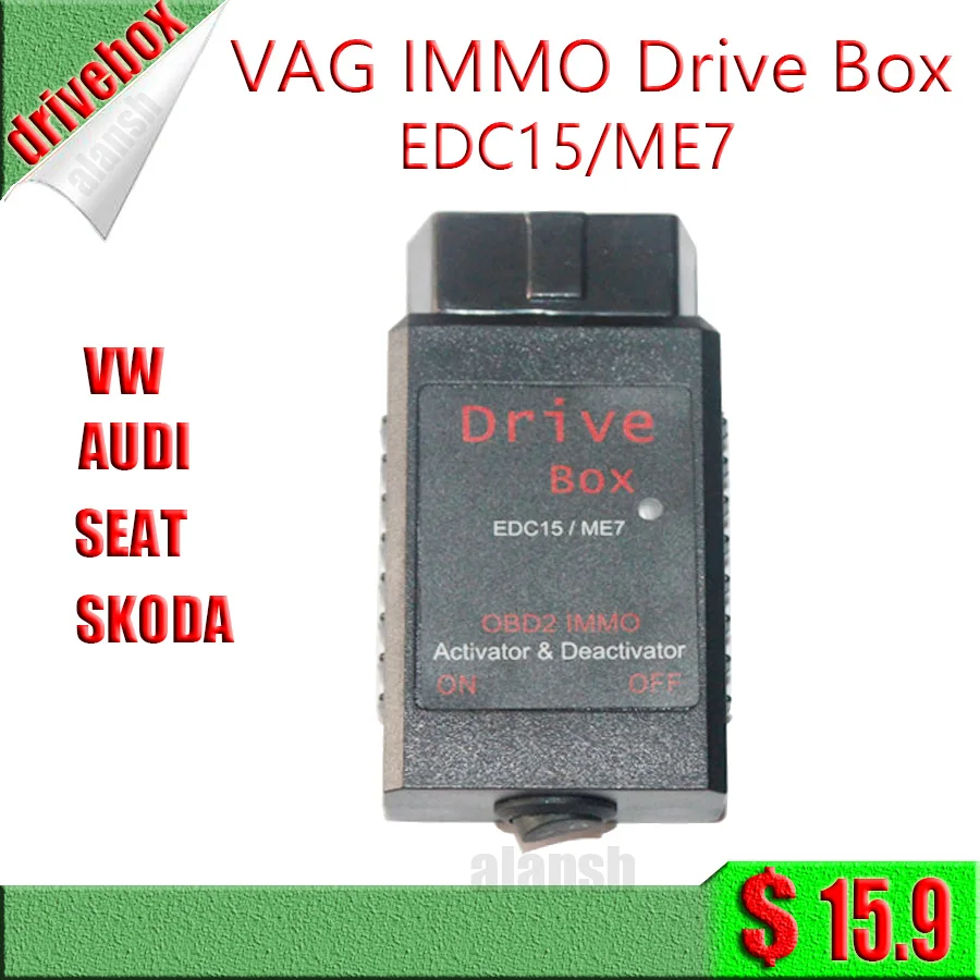 OBD2 иммобилизатор IMMO Drive Box для VAG B0sch EDC15 / ME7 Деактиватор OBDII TDI|drive box|obd2 immovag vag |