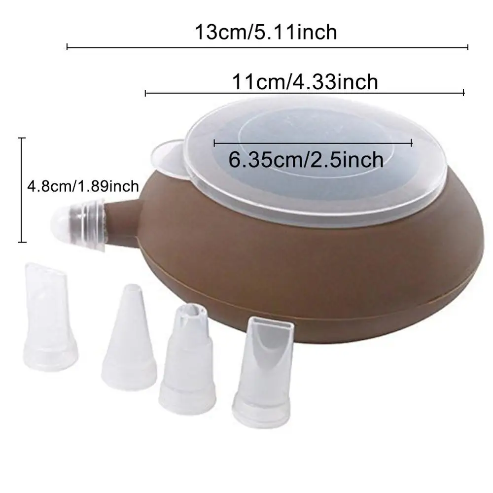 Аксессуары для выпечки силиконовый горшок десертов ручка глазировки кухонный