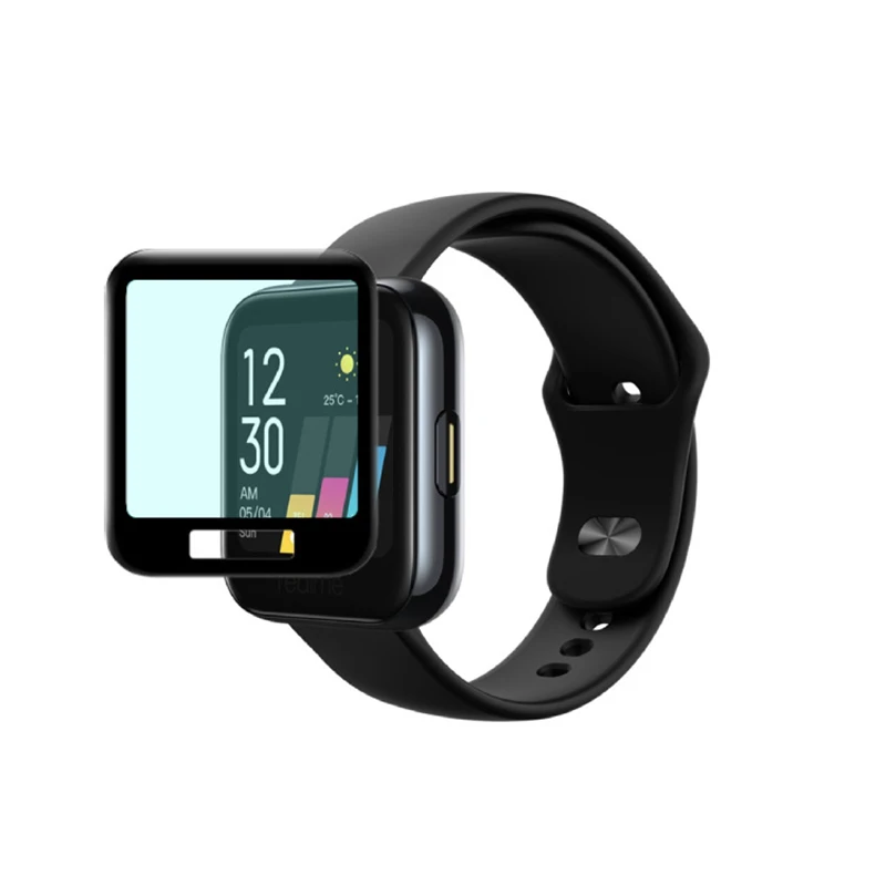 

3D Curved Super Clear Full Coverage Screen Protector Film for Realme Watch Scratch Proof Smart Protective Film for Realme Watch