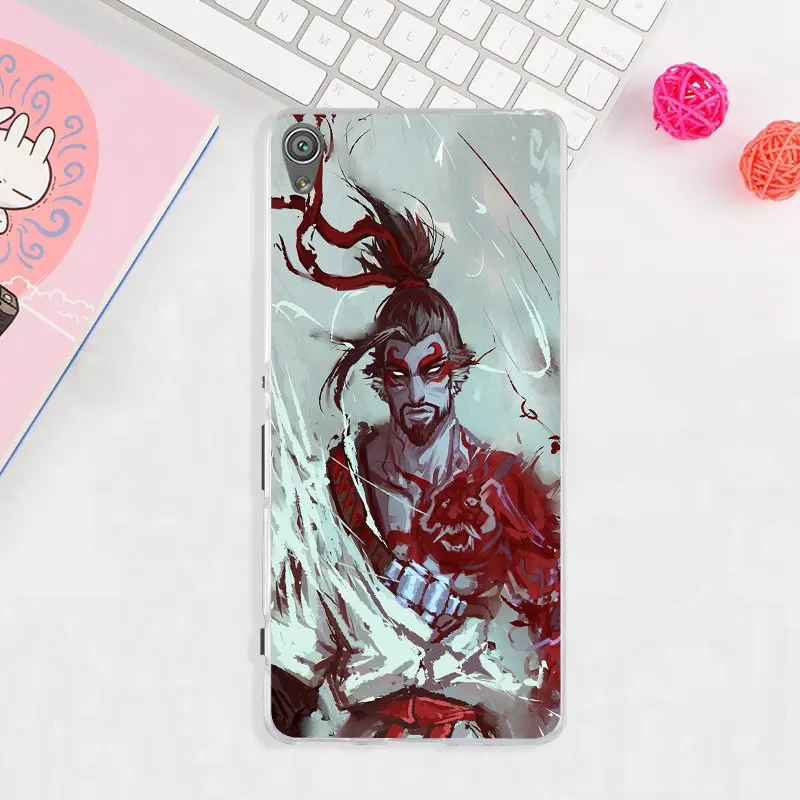 Ханзо Overwatchs герой OW силиконовый мягкий чехол для телефона sony Xperia Z (Сони Иксперия