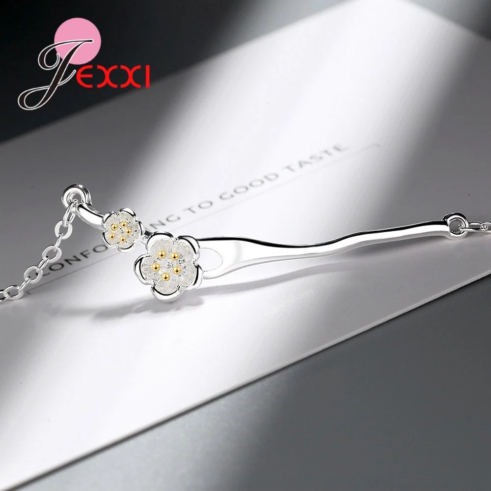 Новый винтажный браслет-цепочка из стерлингового серебра 925 пробы с кристаллами