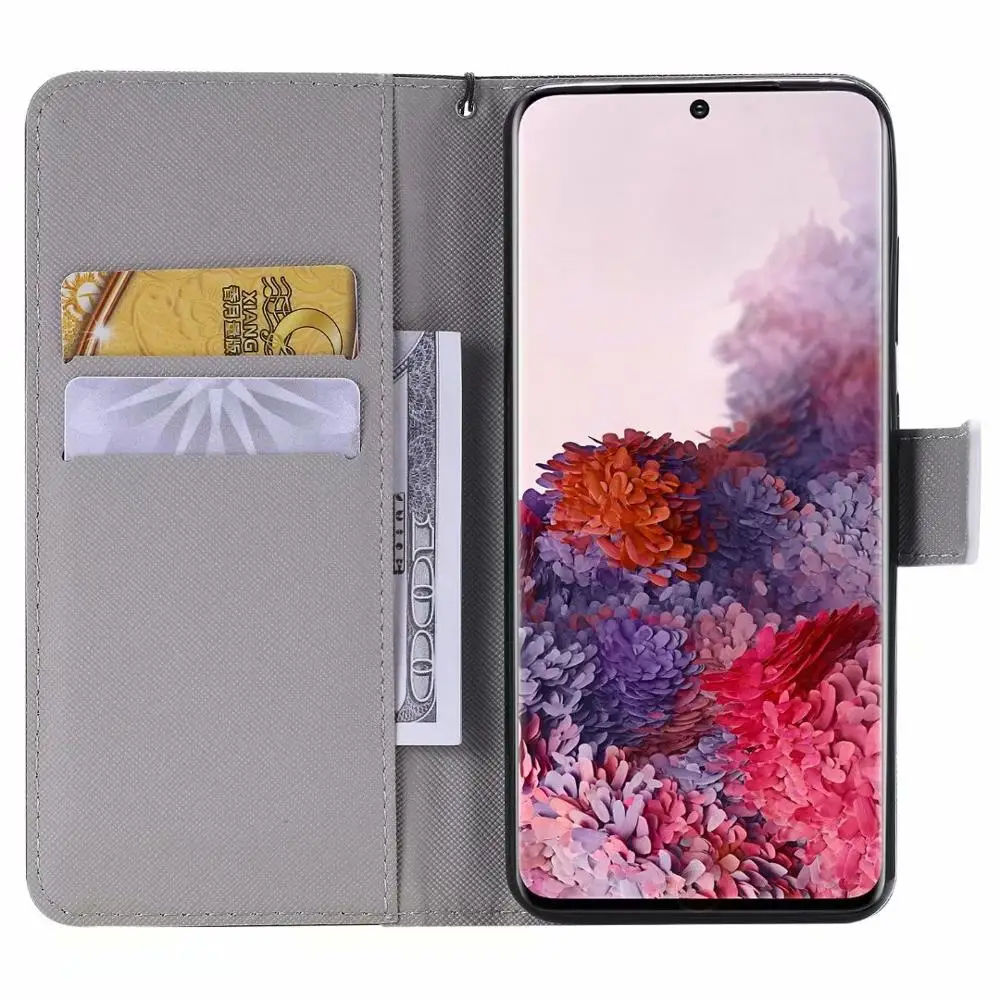 Кожаный флип-кошелек мягкий чехол из ТПУ для Samsung Galaxy S7 Edge S8 S9 S10 Plus S20 Ultra A20 A30 A40 A50 A60