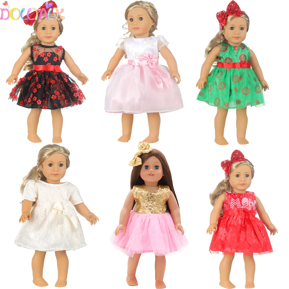 For 43cm Baby Rebon Doll Pink Dress Fit Girl Doll Toy