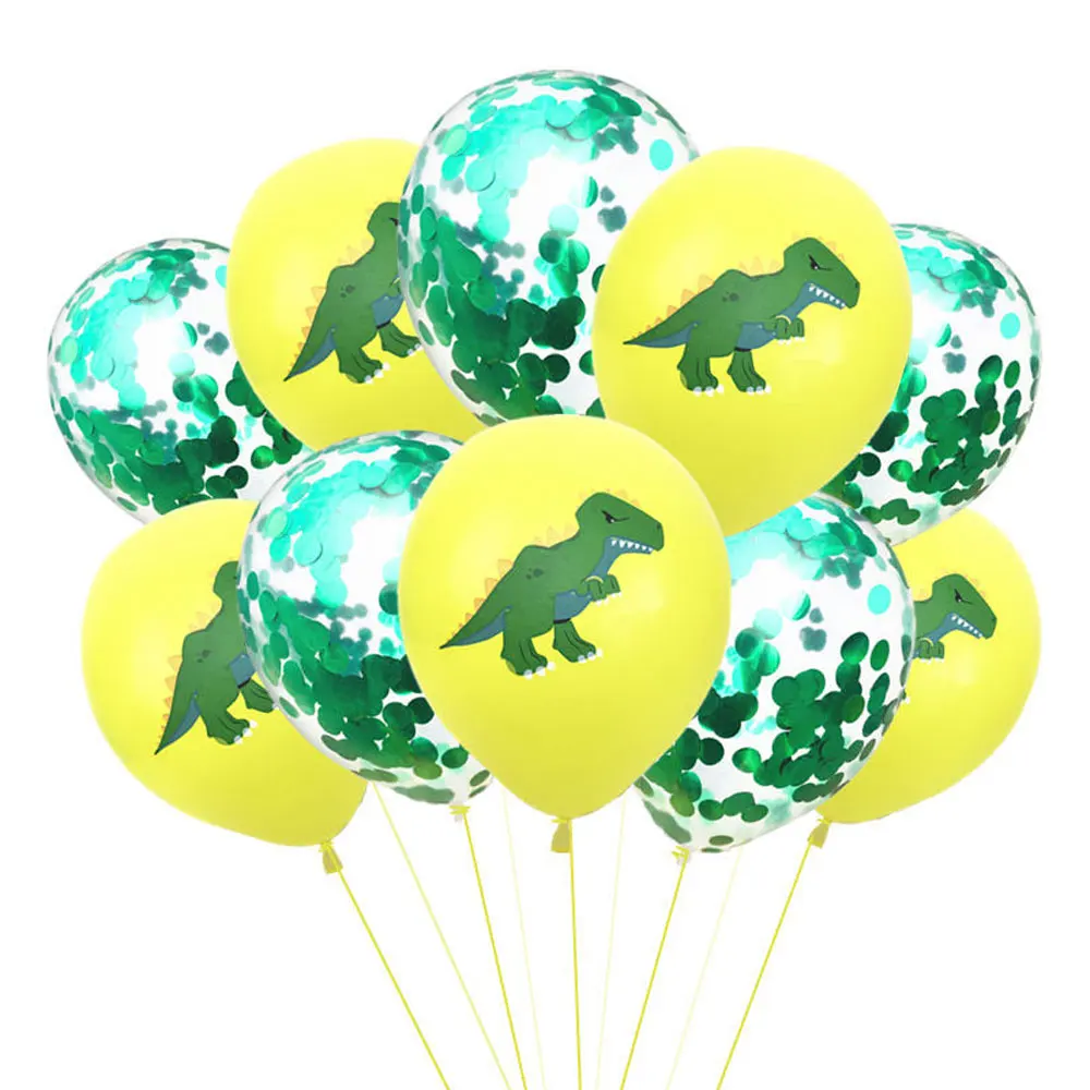

12inch Sequins Dinosaur Latex Balloons Kids Baby Shower Ballons Happy Birthday Gifts Decoration Wedding Ball Party Supplies