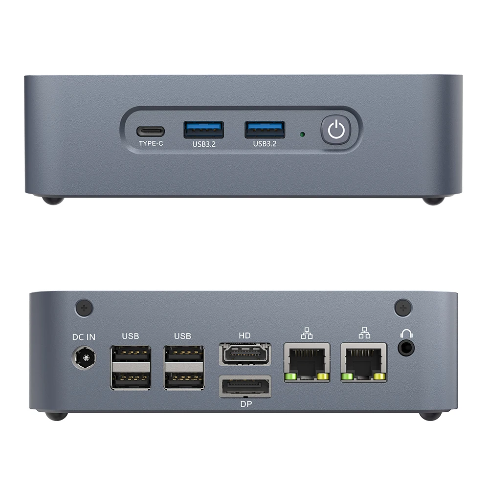 Новый мини-ПК AMD Ryzen R7 5800U Windows 11/10 TPM2.0 Dual LAN NVMe SSD Vega Графический игровой ПК HD DP Type-C WiFi