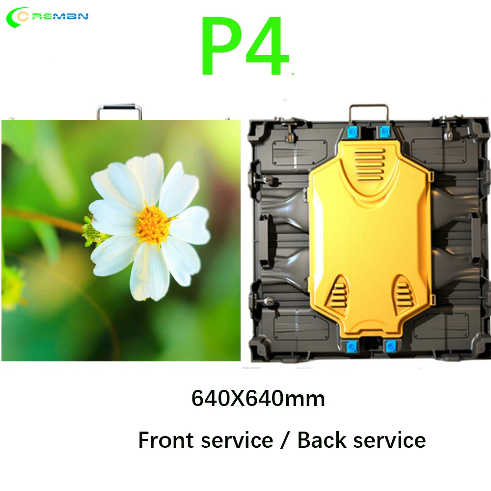 Ali Самая низкая цена P4 внутренний светодиодный дисплей экран ТВ панель видео