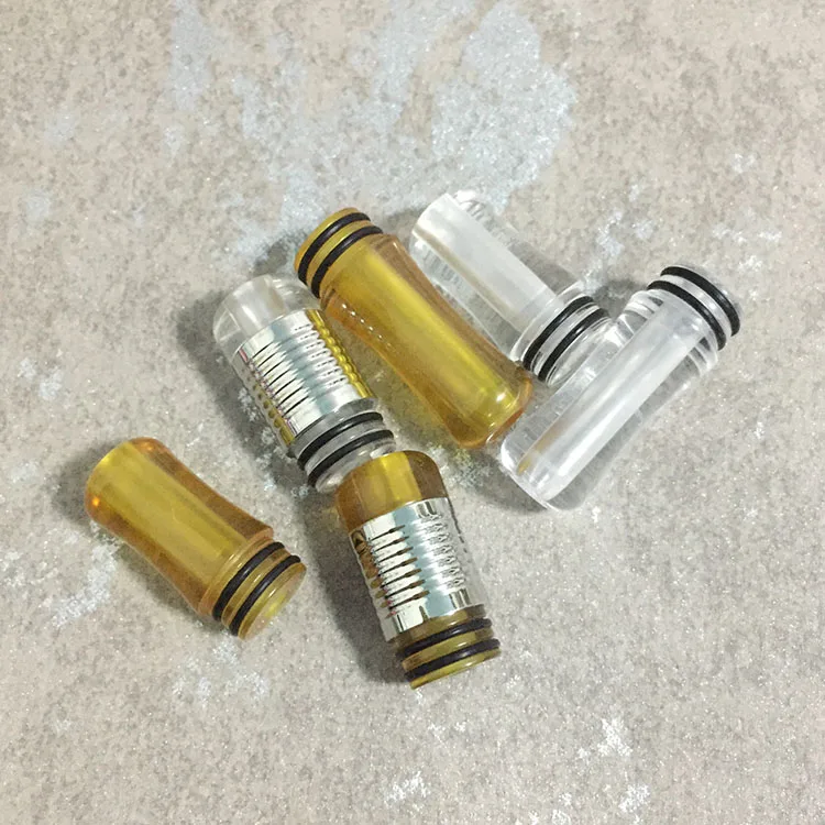 Гладкий полированный ПК пей Ultem 510 MTL капельный наконечник длинный вейп узкое