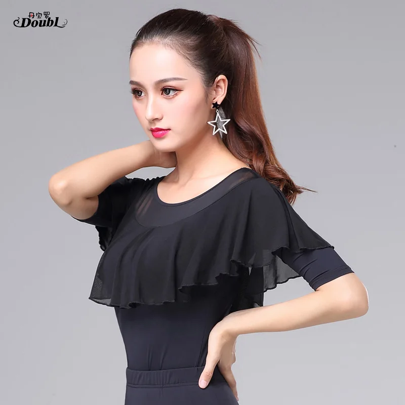 Vogue женские топы для латинских танцев одежда с принтом женщин и взрослых новинка