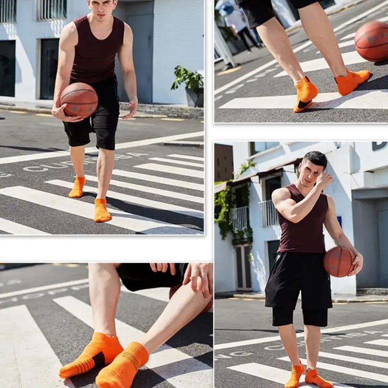 

High Quality Sports Socks Sweat-absorbent Breathable Road Cycling Bike Socks Outdoor Racing Running Basketball Pressure Socks