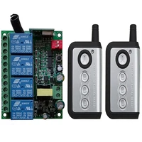 ac110v 220v 230v 4ch 4 ch 10a relay rf wireless remote control switch wireless light switch receivertransmitter garage doors