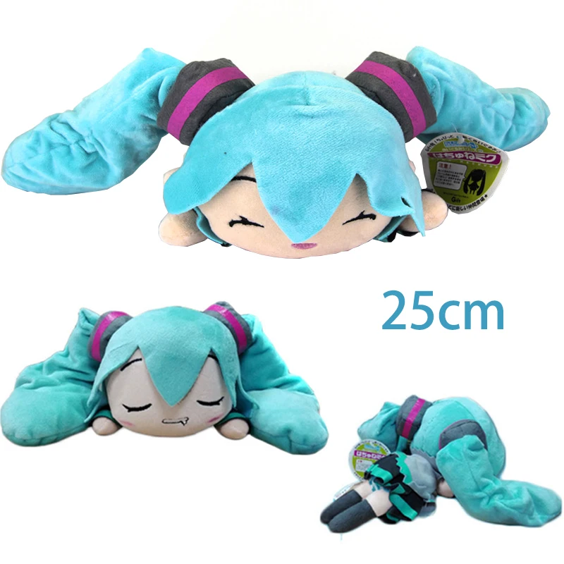 Hatsune мягкая игрушка японское аниме Мику плюшевая кавайная подушка детские