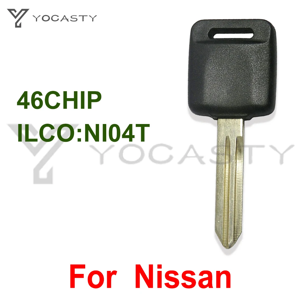 Yocпластика 2 шт. новый транспондер ключ для Nissan ID46 чип зажигания ILCO:NI04T No Mark 2005 2006 2007