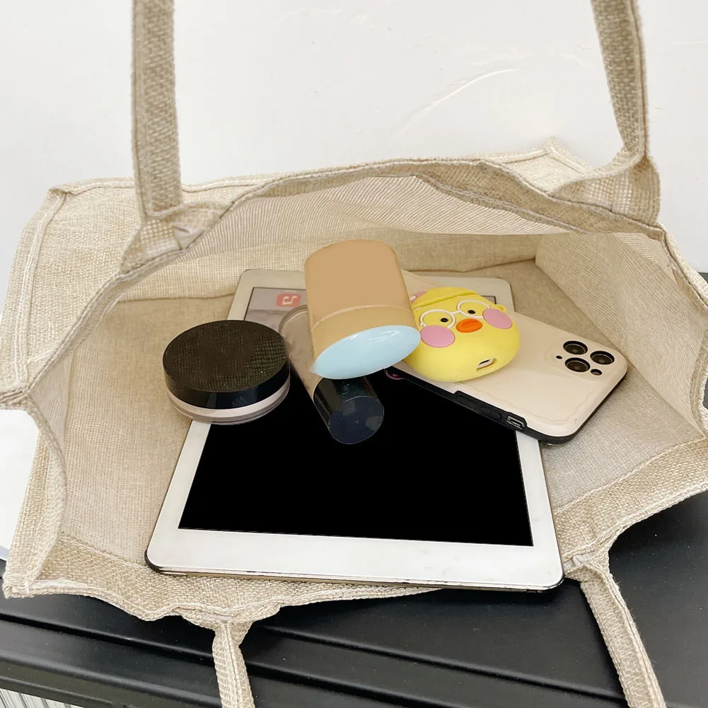 

Women's Bag Multifunction Linen Tote Fruit Vegetable Storage Shopper Bag Summer Vacation Beach Large Capacity for Women Handbag