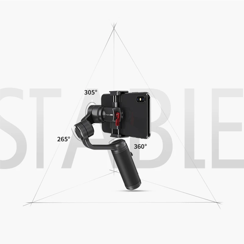 ZHIYUN Q2 Smartphone Gimbal 3-Axis Handheld Stabilizer for Gopro iPhone XS XR 8 7P Huawei P30 Mate 30 pro Samsung S9 S8 | Электроника