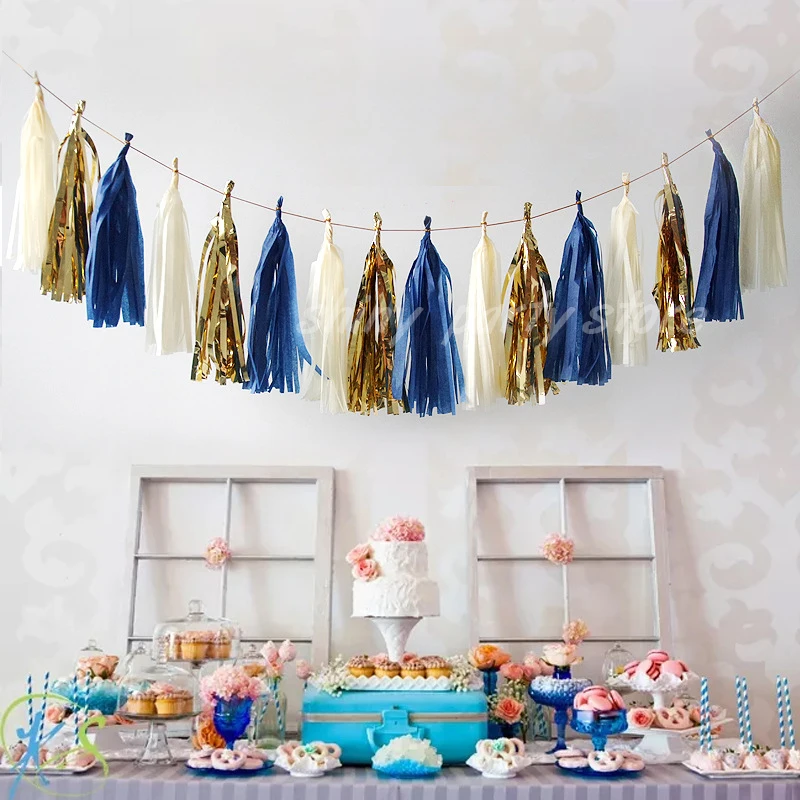 Новинка 35 см бумажная кисточка для вечеринки дня рождения свадьбы Дня Святого