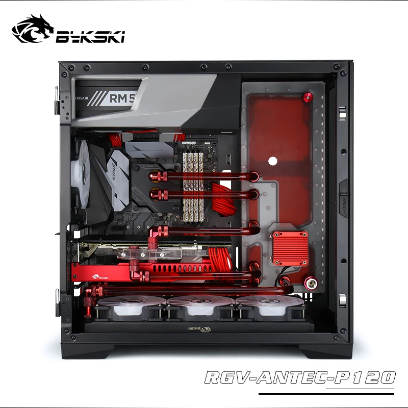BYKSKI акриловая водная пластина подходит для компьютера Antec P120 чехол 5 В 3pin 12 4pin