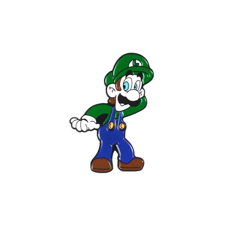 Style 14 Классическая игра лацкан Металлические Булавки Super Mario Bros. Пиксельные Мультяшные броши значки на рюкзак булавки ювелирные изделия подарок для фанатов игр друзей - Окраска металла: Style 14