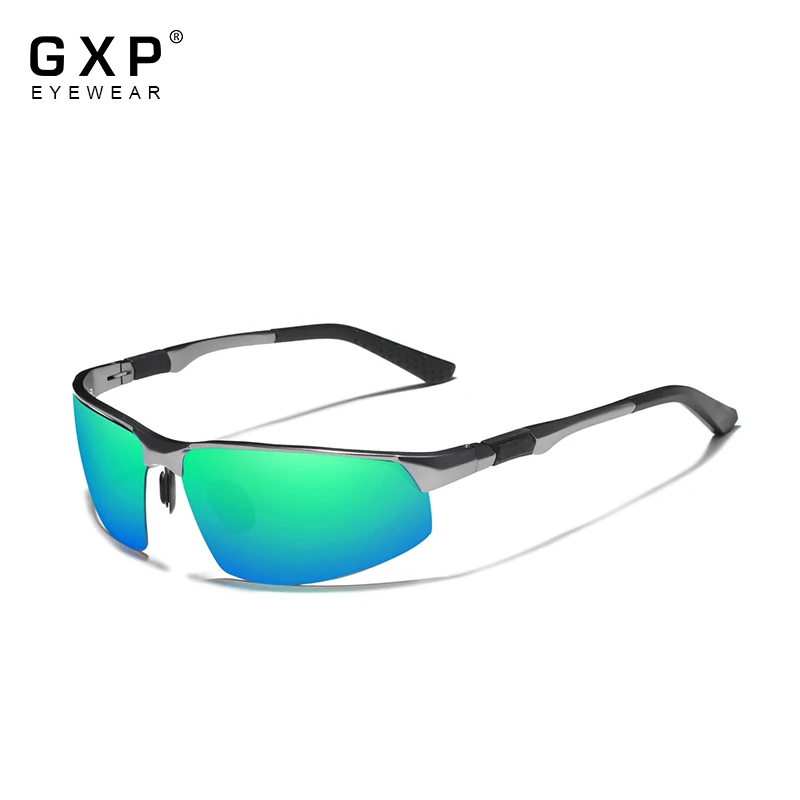 GXP Driving Polarized Men Aluminum Sunglasses Blue Mirror Lens Male UV400 Sun Glasses Aviation Women For Eyewear | Аксессуары для