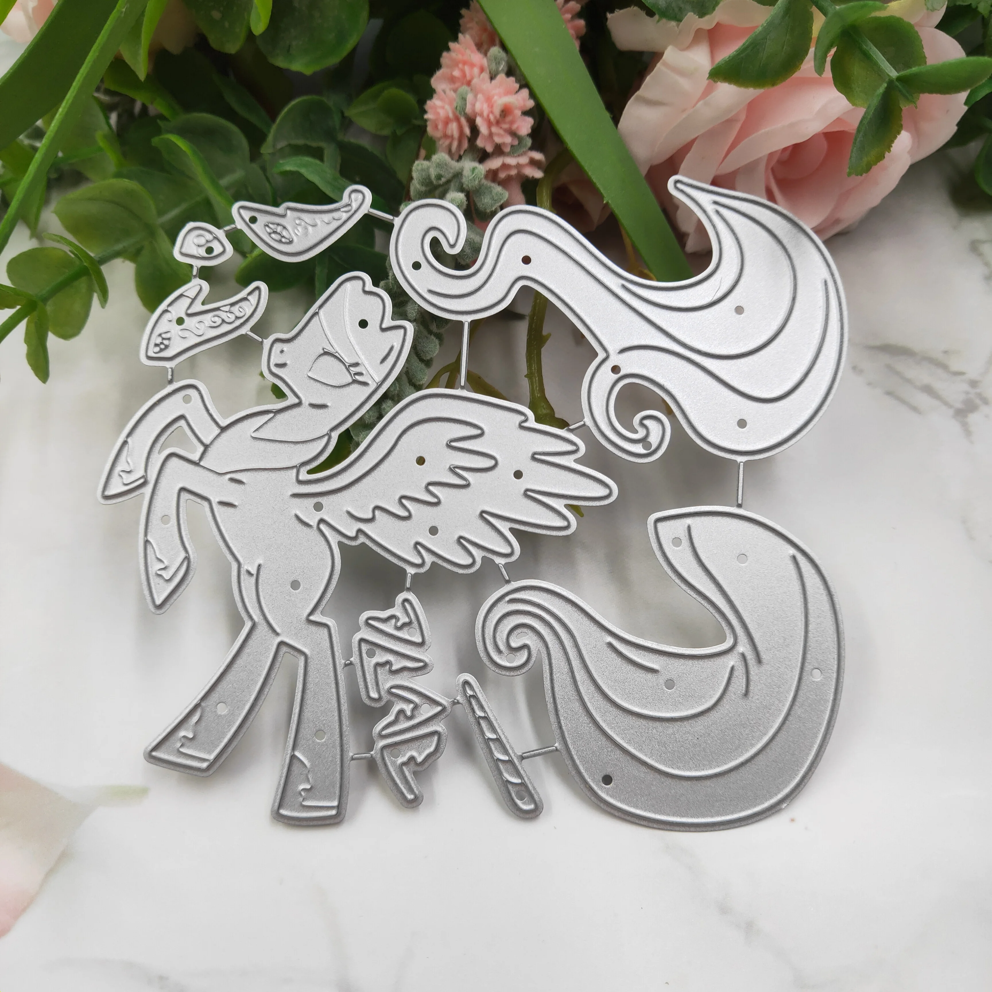 Красивые металлические Вырубные штампы в виде единорога новинка 2020