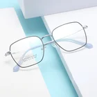 Оптовая продажа, оптические очки для мужчин и женщин, ретро оправа для очков, металлические очки, очки по рецепту, 8815