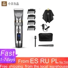 YouPin Riwa RE-6501T электрическая профессиональная машинка для стрижки волос парикмахерский триммер для волос для Для мужчин с светодиодный цифровой Дисплей и гребень Водонепроницаемый