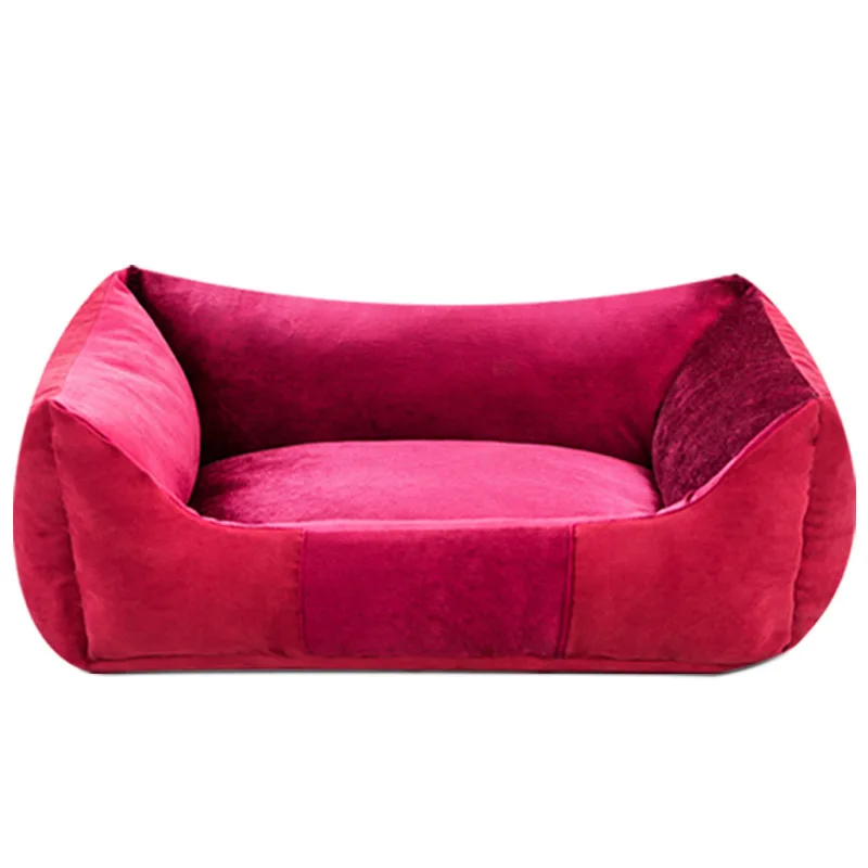 

Calming Comfy Dog Bed Round Pet Lounger Cushion For Large Dogs Cat Winter Dog Kennel Christmas Puppy Mat