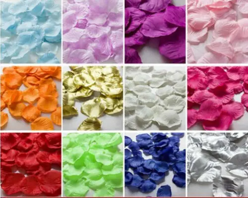 

1000 PCS FLOWER ROSE PETALS WEDDING PARTY TABLE DECORATION FLORAL CONFETTI DECOR
