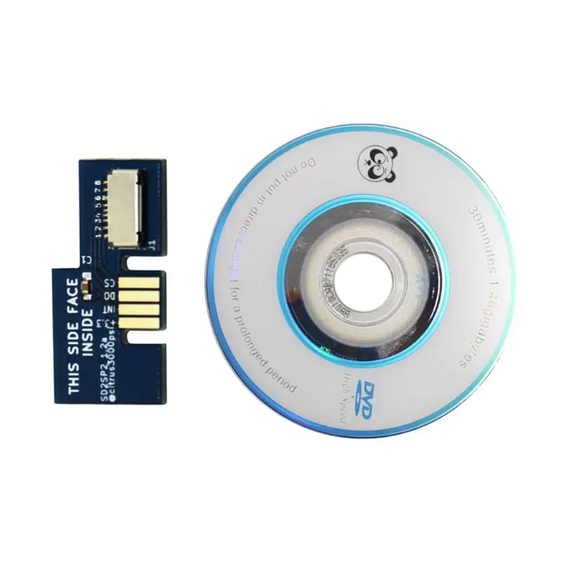 D2SP2 Adapter TF Card Reader Replacement + Swiss Boot Disc Mini DVD for NGC NTSC | Электроника