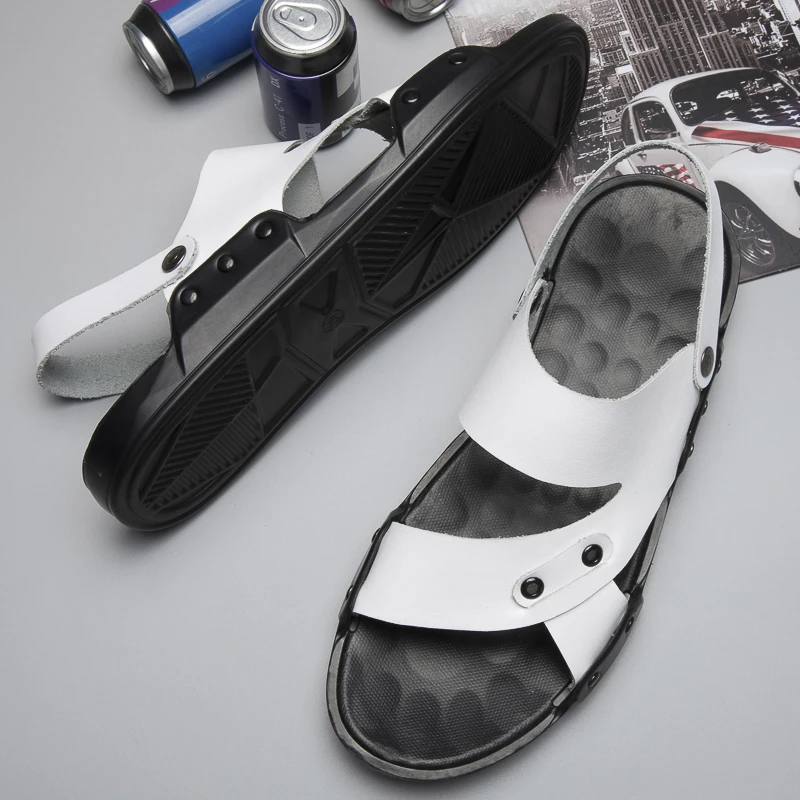 

Sandalias Cuero Sandalia Masculino Summer Men Sandals Masculina Sandale Homme Sandles For Rasteira Zandalias Hombre