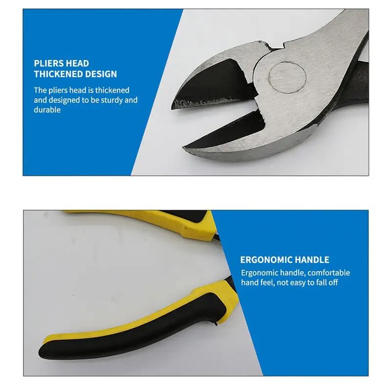 Щипцы для проволоки 10 дюймов большие диагональные плоскогубцы болторезы