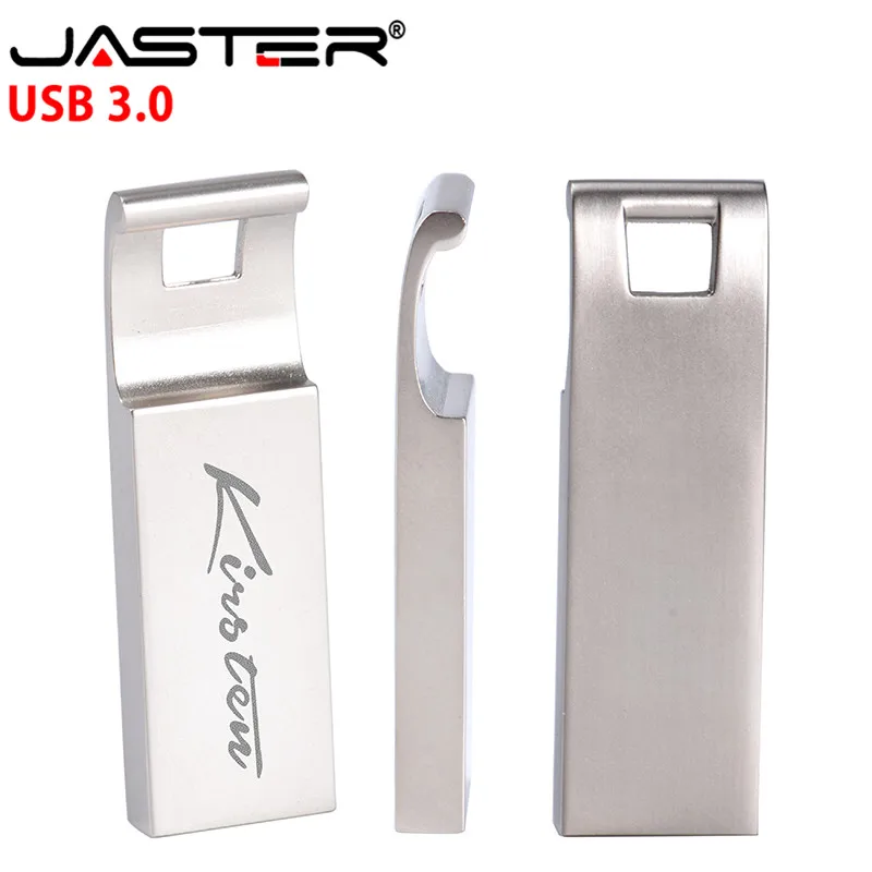 

JASTER USB 3.0 metal pendrive memory stick custom LOGO usb flash drive 4GB 8GB 16GB 32GB 64GB 128GB U disk gift free shipping