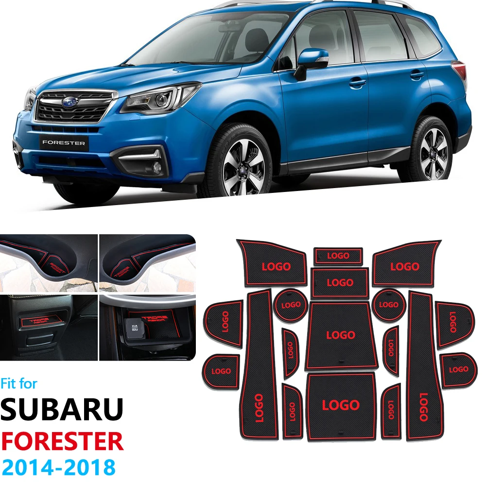 Для Forester 2014 2015 2016 2017 2018 SJ MK3 противоскользящая резиновая дверная канавка слот для