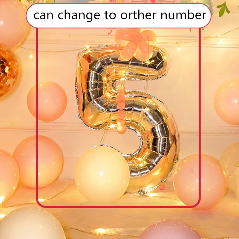 Розовые тематические шары принцессы для девочки баннер с днем рождения