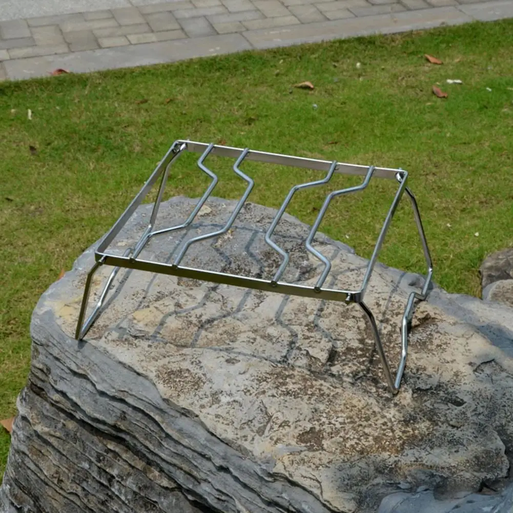 

1 Набор, многофункциональная стойка-подставка из нержавеющей стали для кемпинга и пикника