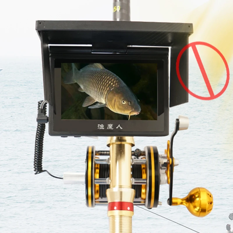Дешево Приманка лодка рыболокатор Gps аксессуары приманка лодка 5 дюймовая подводная камера для рыбалки экран эхо-датчик зимняя рыбалка AB50TYQ