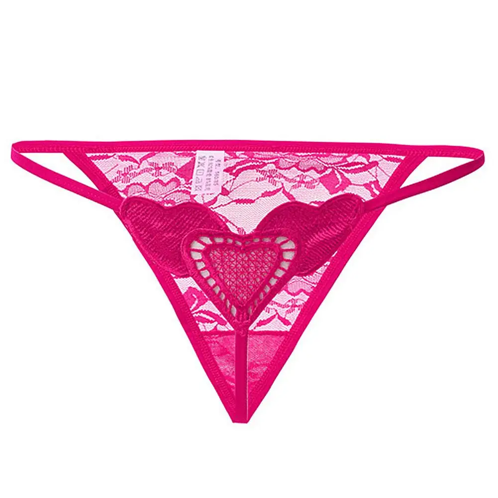 1 шт. женские прозрачные кружевные трусики-стринги с низкой посадкой | Женская