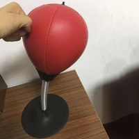 quality design desk boxing ball leather pear punching ball office cathartic speed ball boxing bag fitness sports accessories