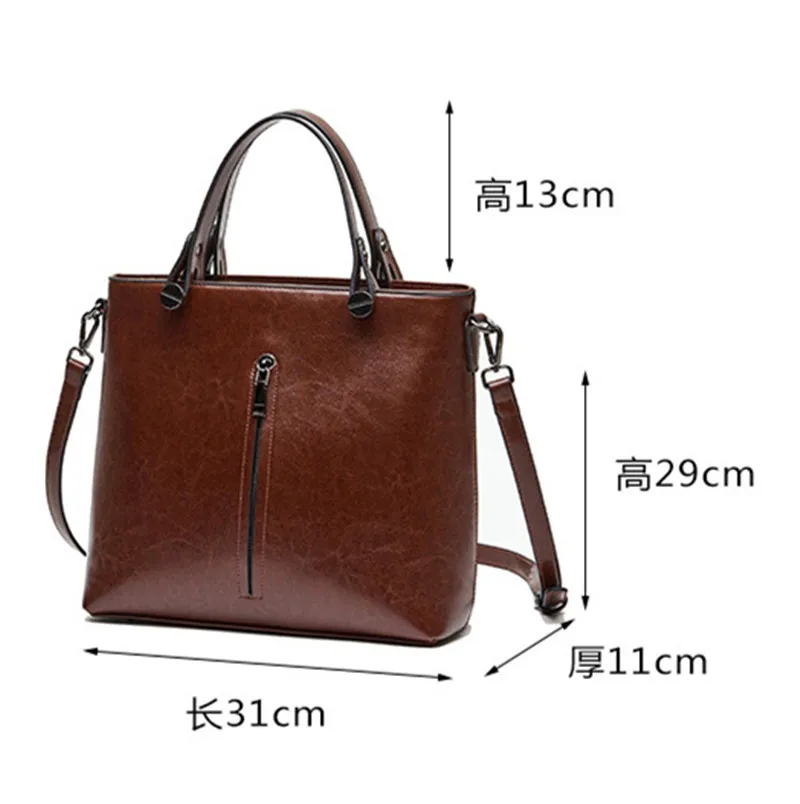 Новинка 2020 сумка из натуральной кожи Женская Повседневная на плечо винтажная