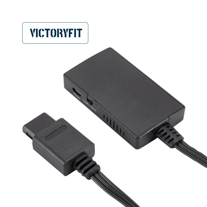 

1080P HD Cable Adapter for Nintendo 64 N64 to HDMI-Compatible Plug and Play Free Driver With USB Charging Cable Black Brand NEW