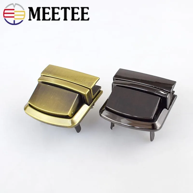 Металлическая сумка Meetee 2/4 шт. застежки для женской сумки застежка Пряжка сделай