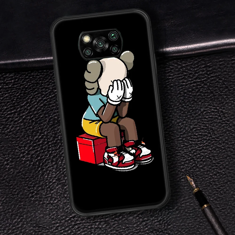 

Super Kaw Boys Phone Case Cover Hull For Xiaomi Mi A2 A3 8 9 SE 9T 10 10T Lite Pro Ultra Poco X3 black Back Pretty Coque Fashion
