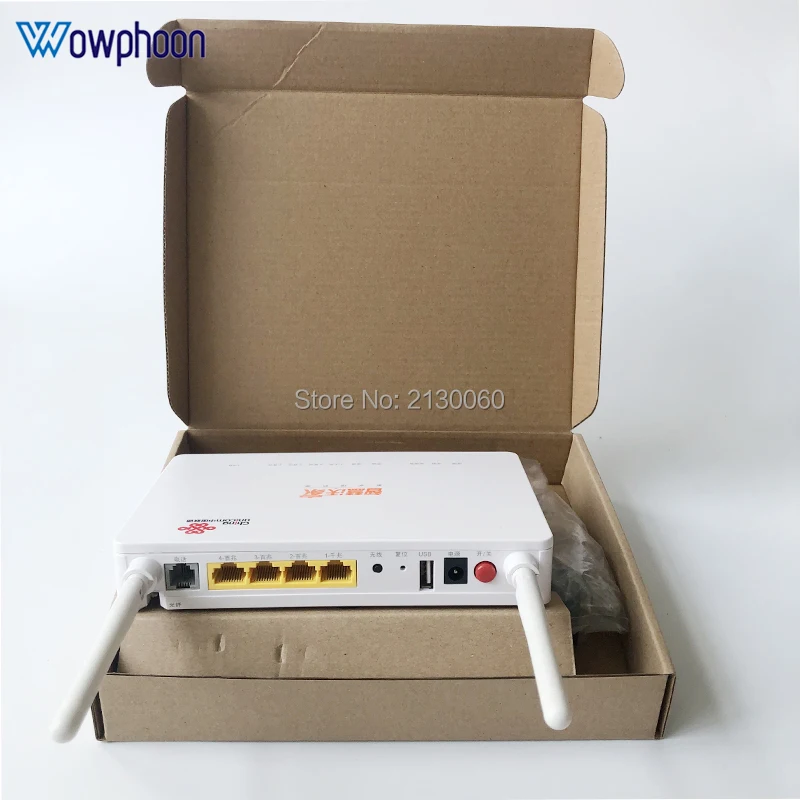 10 шт. новый оригинальный ZTE F677 Unicom Gigabit GPON Оптический линейный терминал 1GE + 3FE 1Tel USB