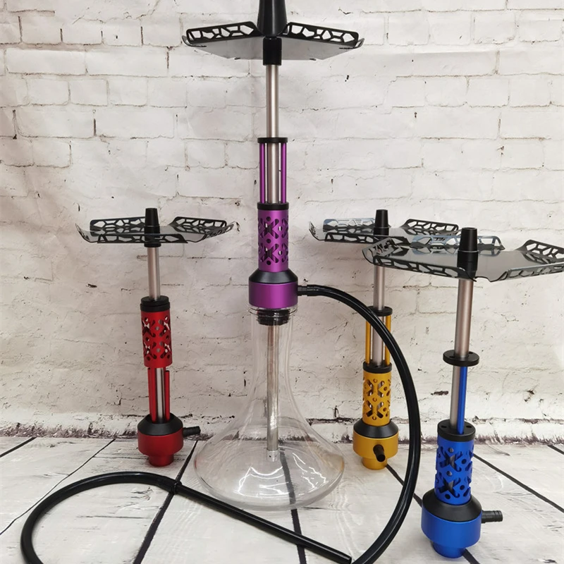 

Arabic Hookah Laser Engraved Alloy Special Exhaust Chicha Accessories Complete Set Sky Solo Plus Shisha Smoking Pipes Vaporesso