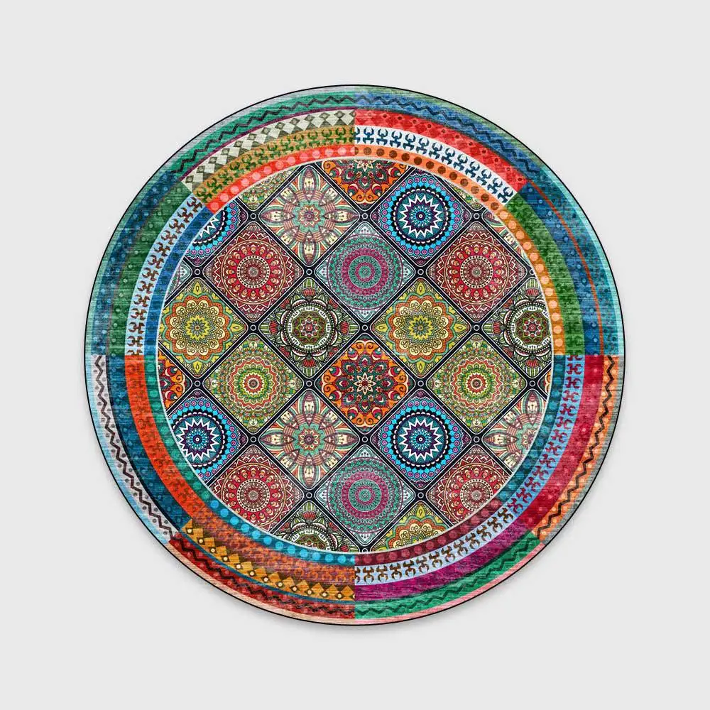 Противоскользящий кухонный коврик напольное покрытие с геометрическим рисунком