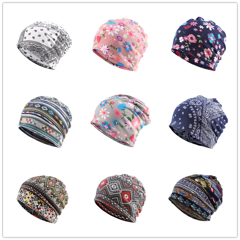 

Drop Ship Keep Warm Human Head Soft Cotton Cap Hat Hip Hop Youth Hiphop Young Bandhnu Plangi Scarf Muffler Top Street Fashion