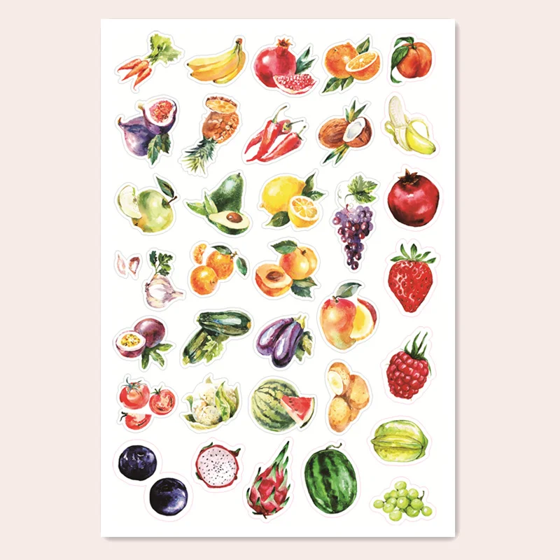 2019 винтажная китайская наклейка для пищевых продуктов набор скрапбукинга альбом