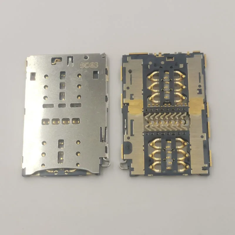 2 шт., разъём для чтения Sim-карт Lenovo S5Pro S5 Pro GT L58091 K520 K5 A6020 K350T K5Pro L38041