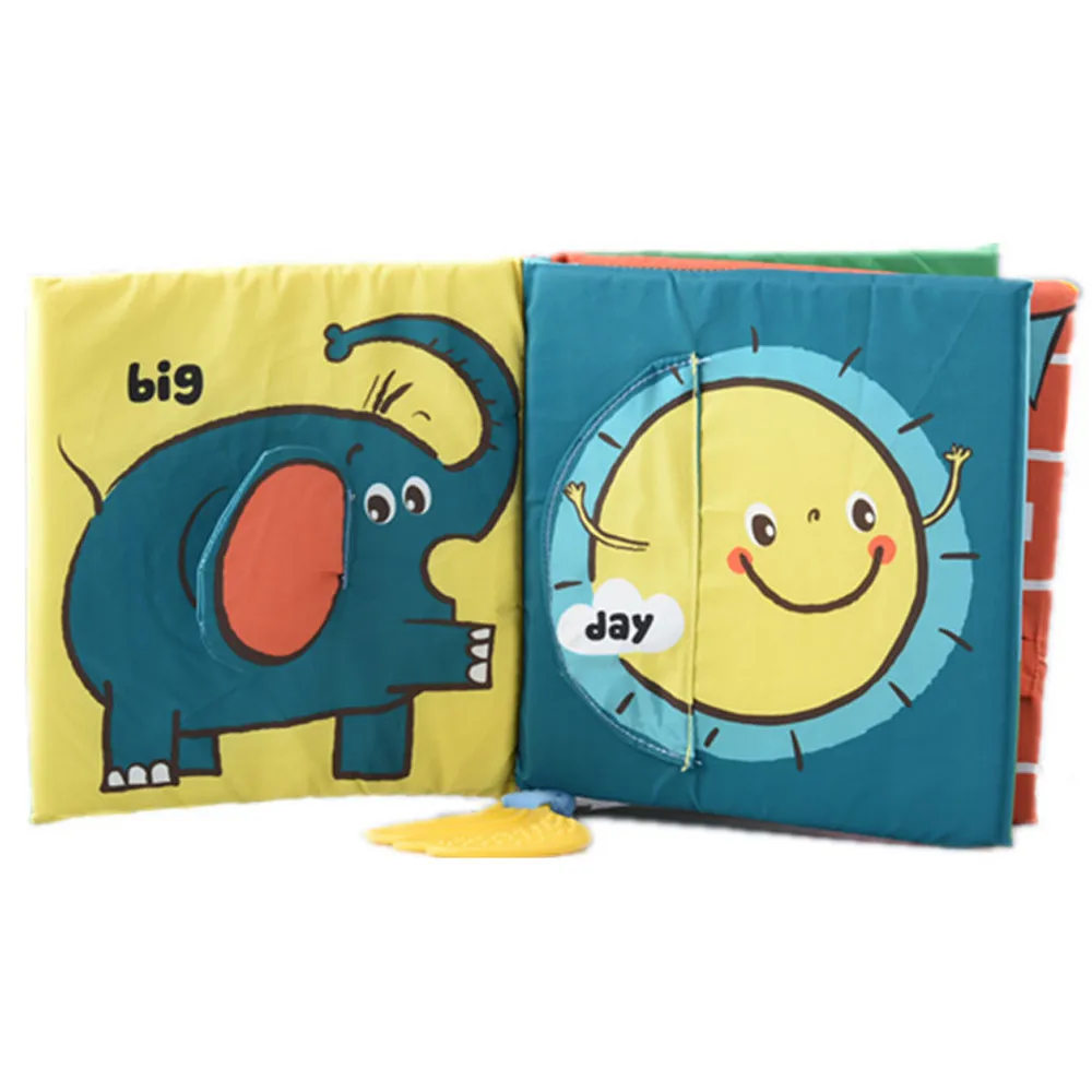Мягкая новая ткань для развития интеллекта ребенка обучающая картина книга