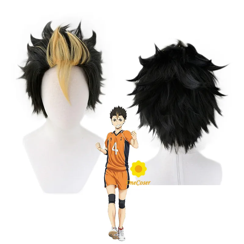 

Аниме Haikyuu! Nishinoya Yuu Косплей короткий парик Haikyu термостойкие волосы с париком шапочка Хэллоуин вечевечерние ролевые игры Мужчины